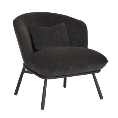 FAUTEUIL BRYNE NOIR MARRON