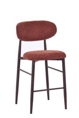 CHAISE HAUTE COOL TERRACOTTA BOIS FONCE