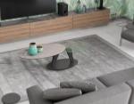 TABLE BASSE OVALIA CERAMIQUE ARGILE