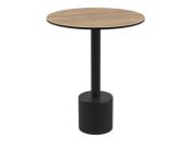 BOUT DE CANAPE  MONOLITH  CERAMIQUE CHENE CLAIR  DIAM.55