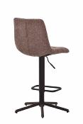 CHAISE DE BAR OSLO PIVOTANTE TAUPE