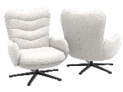 Fauteuil Dublin - Tissu Egg