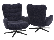 Fauteuil Dublin - Tissu Night