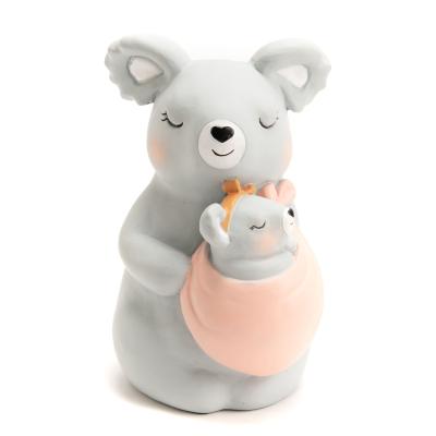 TIRELIRE KOALA  " LILA ET SON PETIT KOALA "