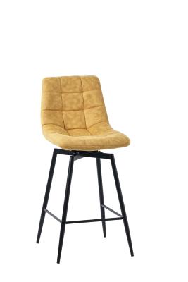 CHAISE HAUTE OSLO PIVOTANTE MICROFIBRE MOUTARDE