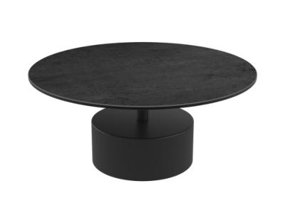 TABLE BASSE MONOLITH CERAMIQUE TITANE