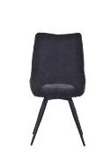 CHAISE STORMY PIVOTANTE NOIR MARRON