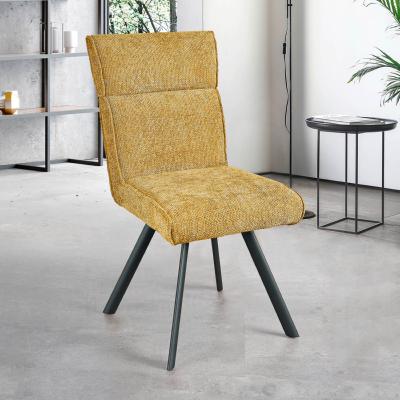 CHAISE ARTHEMIS JAUNE PIEDS METAL