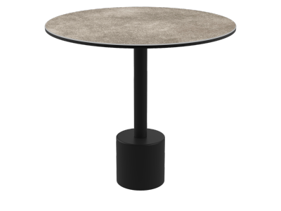 BOUT DE CANAPE  MONOLITH  CERAMIQUE ARGILE  DIAM.55cm  HAUT.50cm