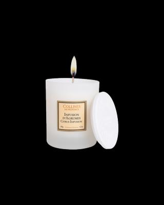 COLLINES DE PROVENCE BOUGIE PARFUMEE INFUSION D'AGRUMES 180GR