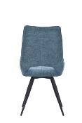 CHAISE STORMY PIVOTANTE BLEU PETROLE