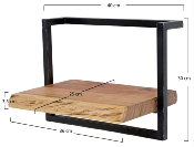 ETAGERE EDGE 40cm