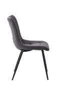 CHAISE OSLO MICROFIBRE ANTHRACITE