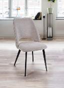 CHAISE ROSA GRIS PERLE