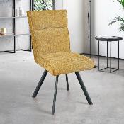 CHAISE ARTHEMIS ACCOUDOIRS JAUNE