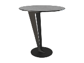 BOUT DE CANAPE ARTEMIS CERAMIQUE SILVER HT.60
