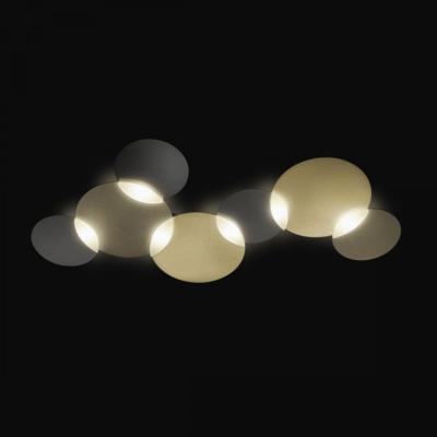 GROSSMANN APPLIQUE/PLAFFONIER " CIRC  76 " BRONZE-LAITON  