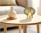LAMPE DE TABLE RECHARGEABLE EARL VERTE
