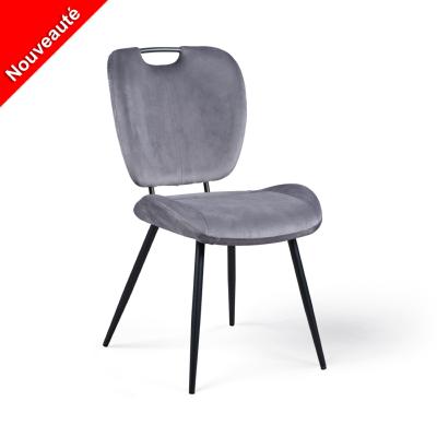 CHAISE NADEGE GRIS SOURIS 