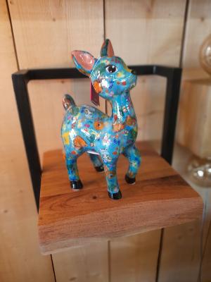 POMME PIDOU BAMBI LILOU BLEU PM  MOTIF ANIMAUX