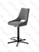 CHAISE HAUTE GASTON AVEC PISTON ANTHRACITE 