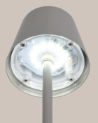 LAMPE DE TABLE RECHARGEABLE DIAZ GRISE