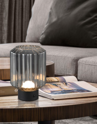 LAMPE DE TABLE RECHARGEABLE LORD FUMEE