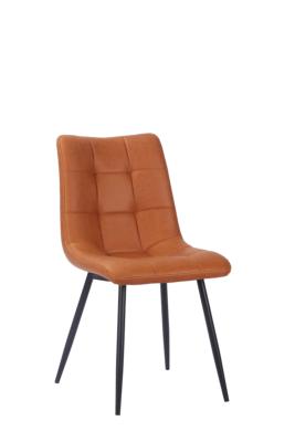 CHAISE OSLO MICROFIBRE COGNAC