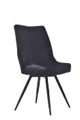CHAISE STORMY PIVOTANTE NOIR MARRON