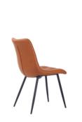 CHAISE OSLO MICROFIBRE COGNAC