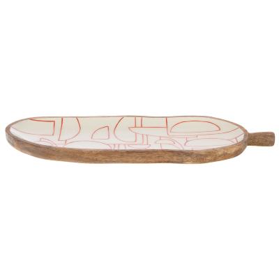 PLAT FEUILLE AMBRE