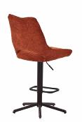 CHAISE DE BAR STOCKHLOM PIVOTANTE TERRACOTTA