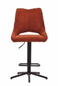 CHAISE DE BAR STOCKHLOM PIVOTANTE TERRACOTTA