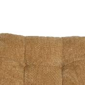 Fauteuil Marjorie - Tissu Camel & Pied Noir