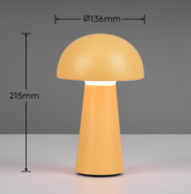 LAMPE DE TABLE RECHARGEABLE LENNON JAUNE