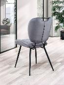 CHAISE NADEGE GRIS SOURIS 