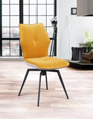 CHAISE PALOMA JAUNE MOUTARDE