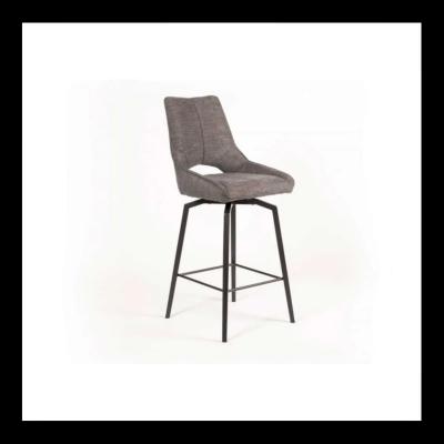 CHAISE DE BAR GABRIEL PIVOTANTE  ANTHRACITE