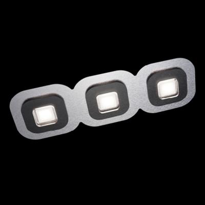 GROSSMANN APPLIQUE  " AP " 3 LED  ALUMINIUM NOIR BRILLANT