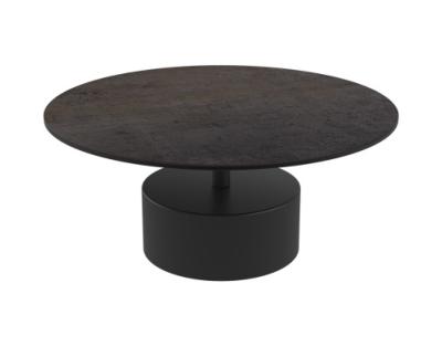 TABLE BASSE MONOLITH CERAMIQUE ACIER