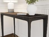 CONSOLE VALENCIA CERAMIQUE ACIER