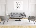 TABLE BASSE OPERA CERAMIQUE SILVER