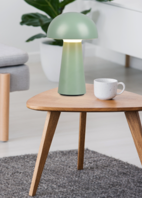 LAMPE DE TABLE RECHARGEABLE LENNON PISTACHE