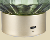 LAMPE DE TABLE RECHARGEABLE LORD VERT