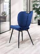 CHAISE NADEGE BLEU COBALT