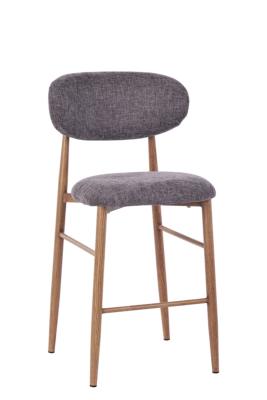 CHAISE HAUTE COOL TAUPE BOIS MIEL