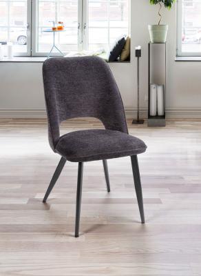 CHAISE ROSA GRIS ANTHRACITE