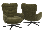 Fauteuil Dublin - Tissu Olive