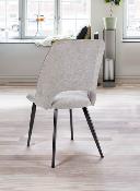 CHAISE ROSA GRIS PERLE