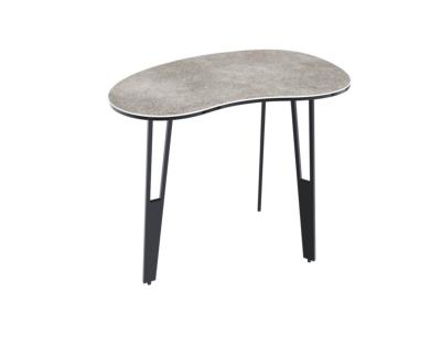 BOUT DE CANAPE SILVERSTONE CERAMIQUE SILVER PIEDS AJOURES 